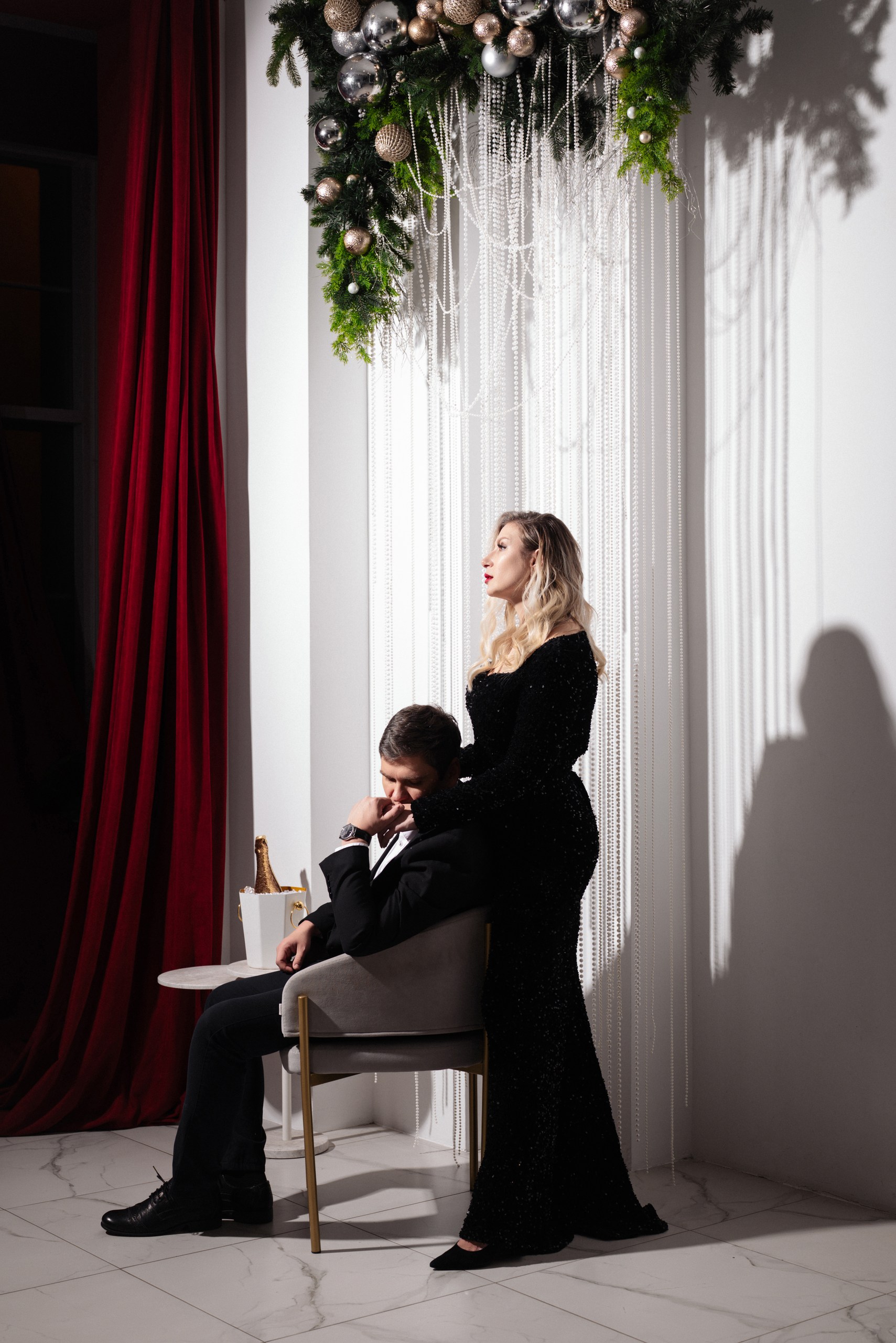 Рождественская фотосессия в студии