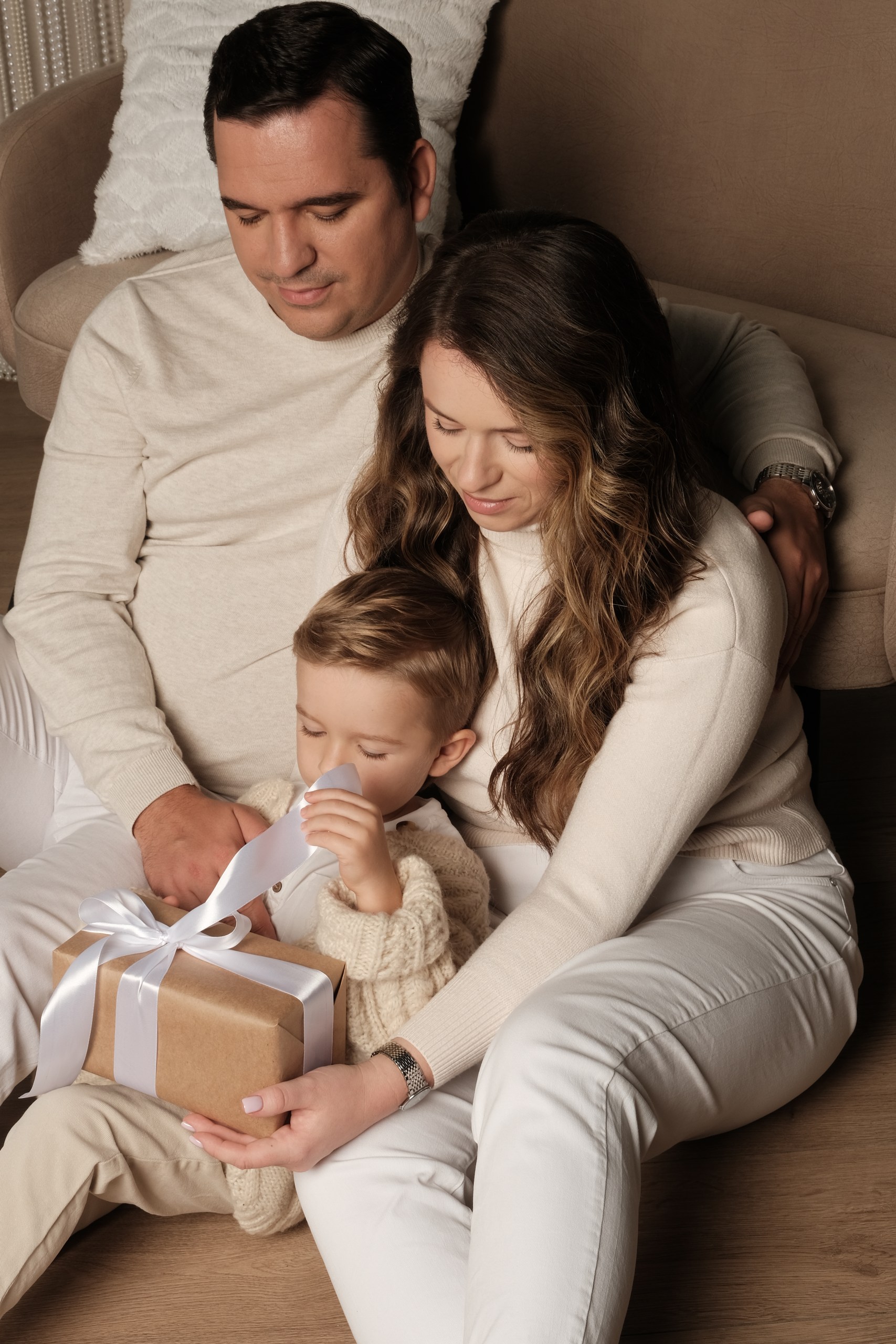 Рождественская фотосессия в студии