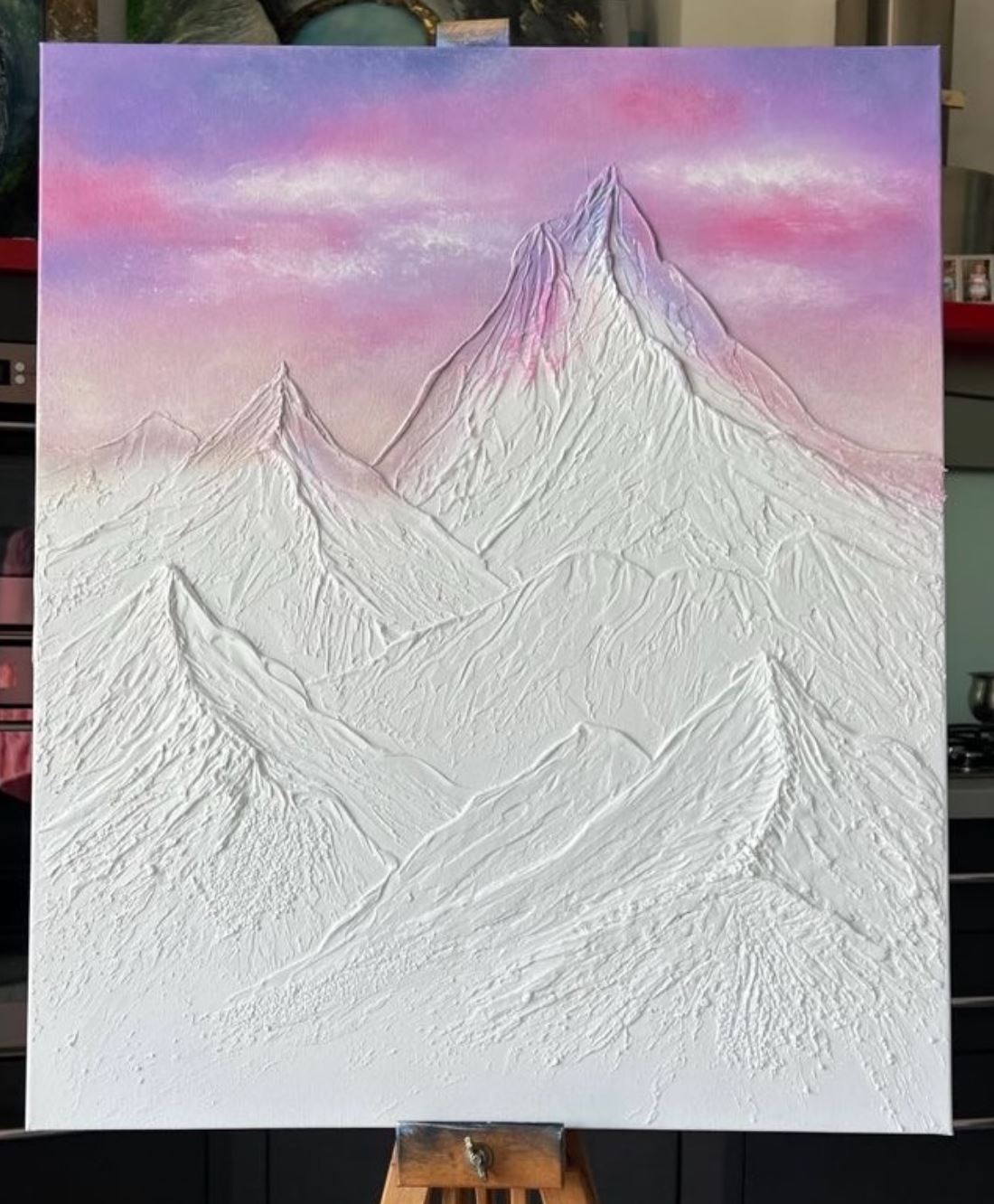 Мастер-класс по созданию картины из текстурной пасты