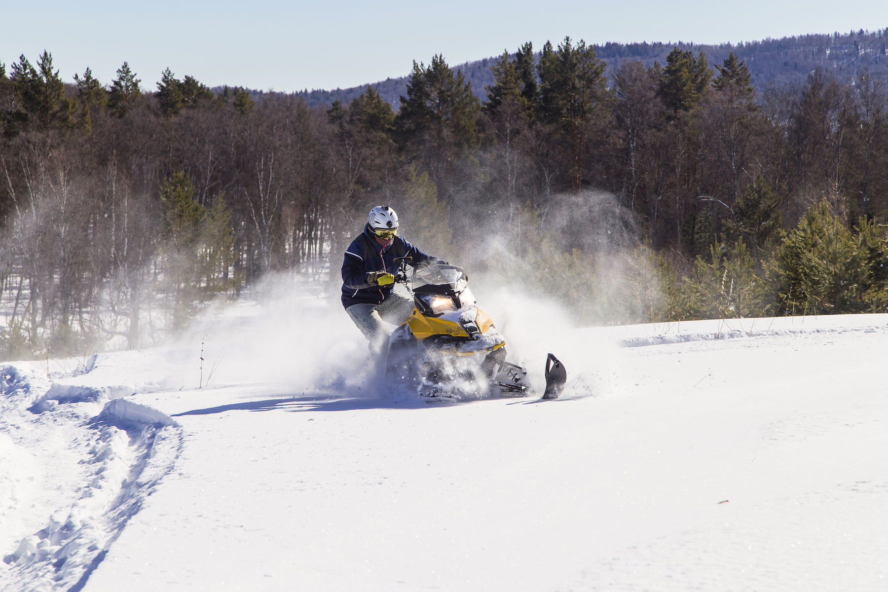 Прогулка для компании на снегоходе